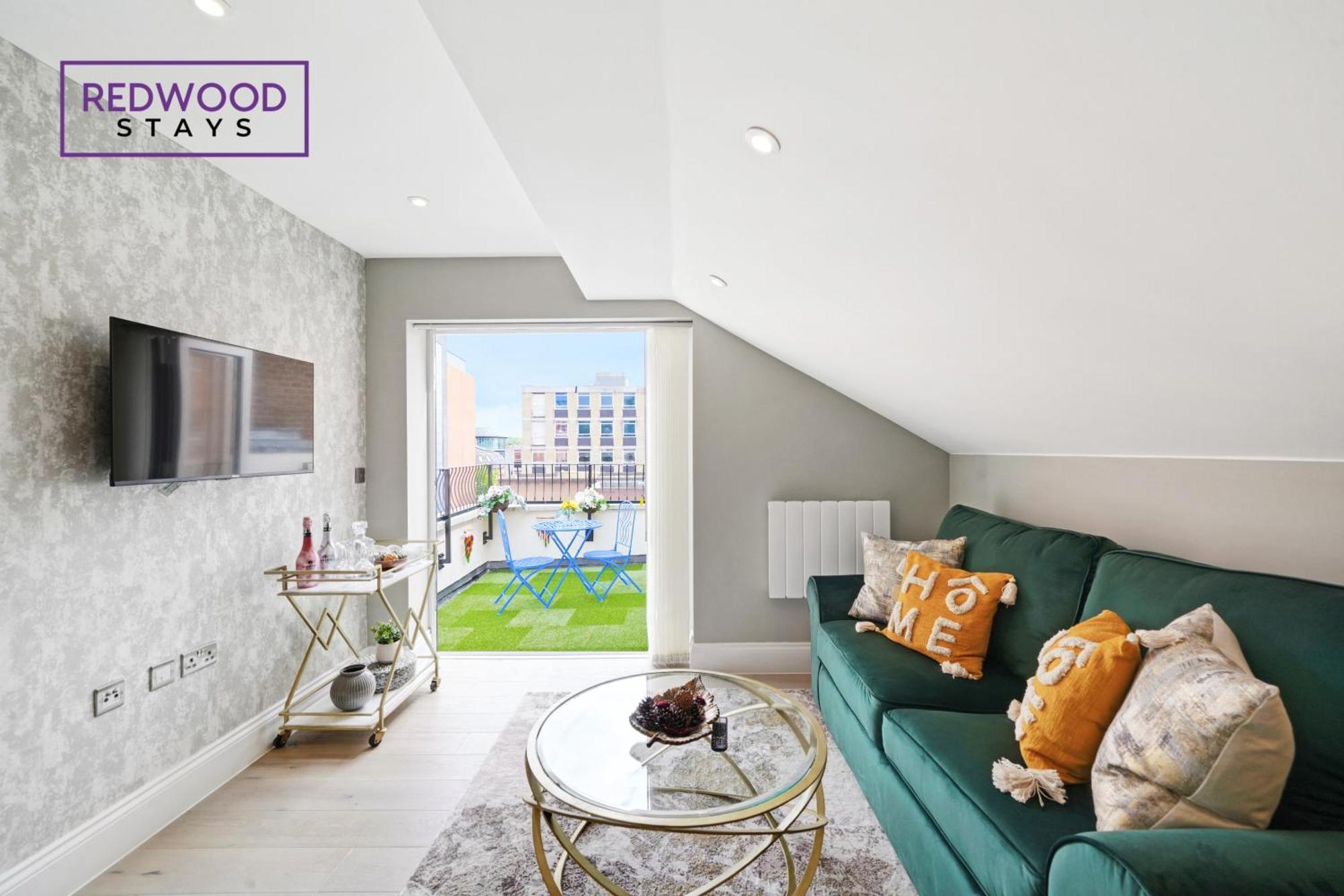 Apartamento Quality 2 Bed 1 Bath For Contractors By Redwood Reading